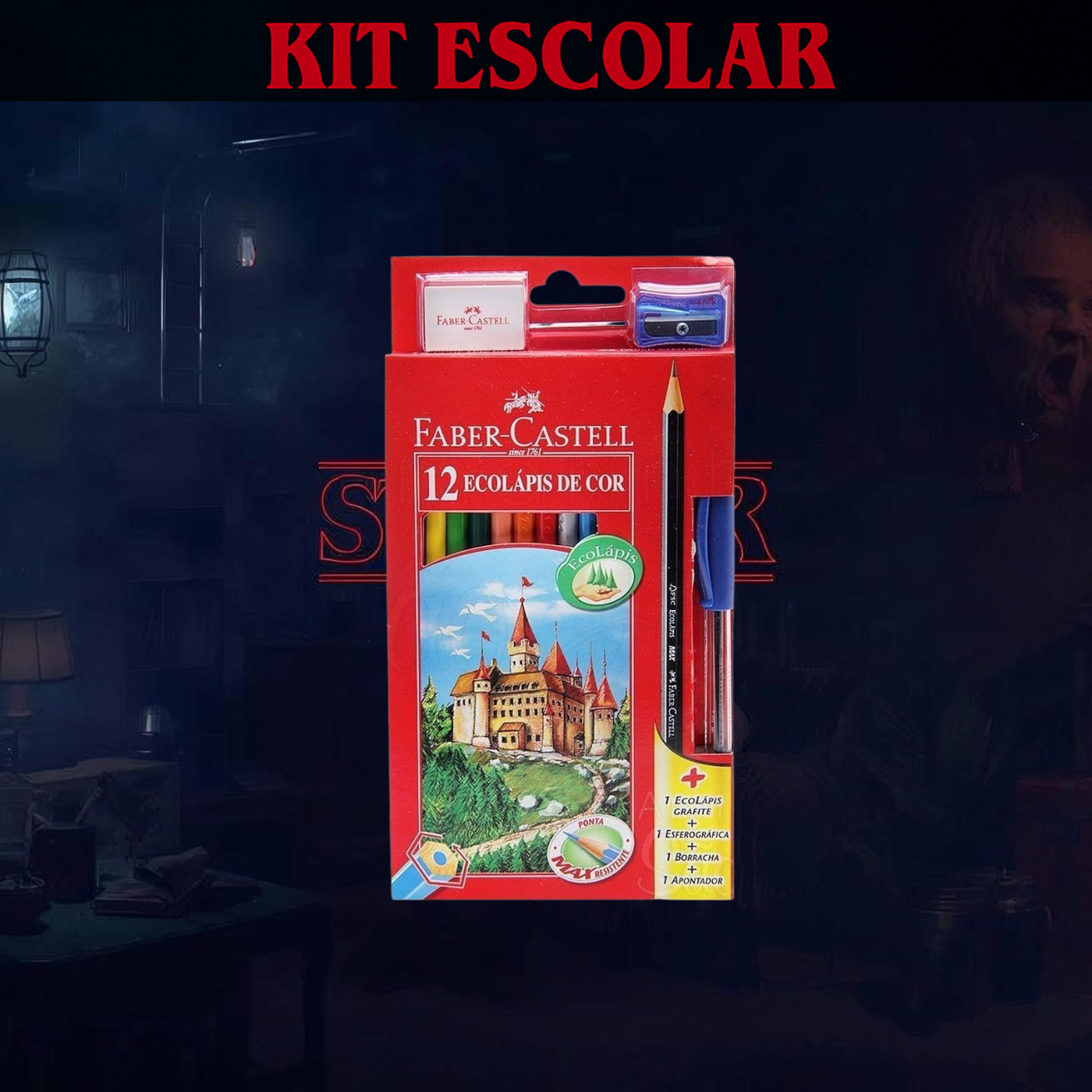 Kit Lapis Faber-Castell 12 cores